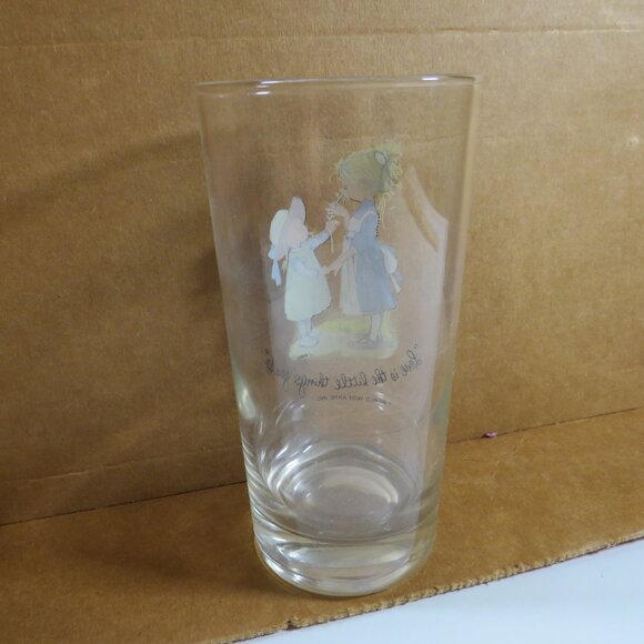 Holly Hobby 1970s "Love is the Little Things You Do" Glass - Picture 7 of 9